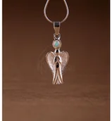 Wróżbiarstwo i radiestezja - Firma Ciszak Anioł z Kamieniem Księżycowym T52.2 - miniaturka - grafika 1