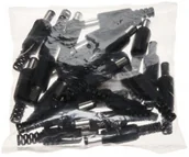 Złącza, przejściówki, adaptery - ABCVISION WTYK ZASILACZA WT-55*P25 OPAKOWANIE 25 SZTUK - miniaturka - grafika 1