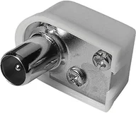 Kable - Hama anteny wtyczka kąt złącze koncentryczne, z przyłączem śrubowym, 75 omów 00042847 - miniaturka - grafika 1