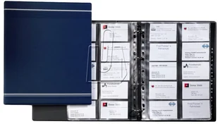 Durable Wizytownik Visifix 400 wizytówek granatowy 238807 - Wizytowniki - miniaturka - grafika 2