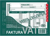 Druki akcydensowe - Michalczyk&Prokop 140-3 Druk M FAKTURA A5 BRUTTO WIELOKOPIA - miniaturka - grafika 1