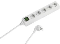 Kable - Vivanco ebl3 W 3-listwa zasilająca z zabezpieczeniem przed dziećmi (przewód zasilający 1,4 m, przekrój 1,5 MM) Biały biały 4008928270167 - miniaturka - grafika 1