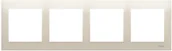 Klawisze i ramki - LEDart poczwórna kremowa DR4/41 Kontakt Simon54 - miniaturka - grafika 1