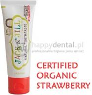 Pasty do zębów - Jack NJill JACK-N-JILL organiczna TRUSKAWKA + Xylitol 50g - naturalna pasta do z - miniaturka - grafika 1