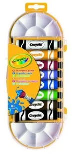 Crayola FARBY TEMPERY 8 TUBEK PĘDZEL MIESZALNIKI - Przybory szkolne - miniaturka - grafika 2