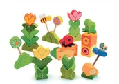Klocki - Djeco Drewniane klocki składanki OGRÓD DJ06389 - miniaturka - grafika 1