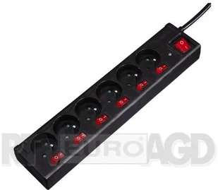 Hama 61.5 m osobne wyłączniki (121918) - Listwy zasilające - miniaturka - grafika 2