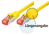 Kable miedziane - Tecline 71530y Category 6 Ethernet z wąską zabezpieczenie przed zagięciem kabla (30,0 m) Żółty 4.05E+12 - miniaturka - grafika 1