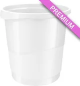 Kosze biurowe - Esselte Kosz na śmieci Europost Vivida 14l biały ES586-10 - miniaturka - grafika 1