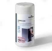 Środki i akcesoria czyszczące do komputerów - Durable SUPERCLEAN BOX, pojemnik 100 nasączonych ściereczek do plastiku - miniaturka - grafika 1