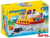 Klocki - Djeco 6957 1-2-3 - Statek wycieczkowy Neptun - miniaturka - grafika 1