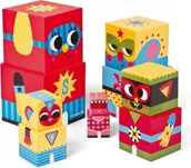 Klocki - Janod Piramida ludziki JND02830 - miniaturka - grafika 1