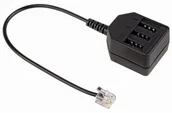 Akcesoria do telefonów stacjonarnych - Hama TAE-dystrybucji, złącza złączem Modular 6p4 °C 3 TAE-NFF 00044516 - miniaturka - grafika 1