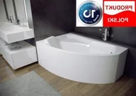 Wanny - PMD Piramida Besco Rima 160x100 lewa biała - miniaturka - grafika 1