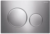 Przyciski spłukujące - Geberit Sigma 20 przycisk do wc chrom bł mat chrom bł. 115882KH1 115.882.KH.1 - miniaturka - grafika 1