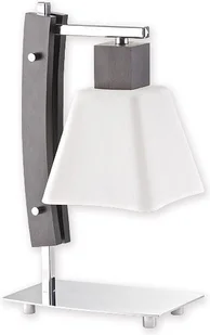 Lemir Dreno lampka stołowa 1 pł chrom + drewno wenge) O1478 WG 015O1478 WG - Lampy stojące - miniaturka - grafika 2