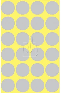 Avery Zweckform Etykiety szare kółka do zaznaczania 18mm Zweckform 3171 - Etykiety samoprzylepne i bloki etykiet - miniaturka - grafika 2