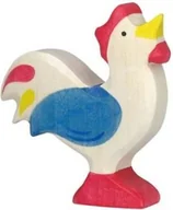 Figurki dla dzieci - Holztiger Drewniany kogucik 80015 - miniaturka - grafika 1