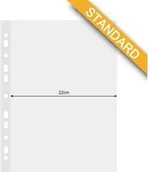 Koszulki na dokumenty - Donau PBS Koszulki zawieszkowe krystaliczne poszerzane DN806 - miniaturka - grafika 1