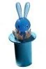 Alessi Pojemnik na wykałaczki Magic Bunny ASG16 AZ - Dekoracja stołu - miniaturka - grafika 2