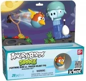 Klocki - Knex Angry Birds Space - Ptak Błyskawica i Zmrożona Świnia w Hełmie - miniaturka - grafika 1