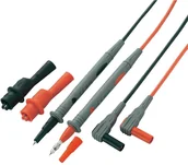 Akcesoria do urządzeń pomiarowych - Voltcraft Przewody pomiarowe MS-4 [ Złącze męskie lamelkowe 4 mm Sonda] 1.20 m czarny czerwony - miniaturka - grafika 1