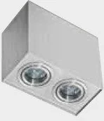 Oprawy, klosze i abażury - Azzardo Oprawa Sufitowa ELOY 2 GM4204 ALU - - miniaturka - grafika 1