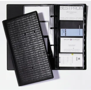 Durable Wizytownik Visifix Centrum 200 czarny 2403-01 - Wizytowniki - miniaturka - grafika 2