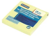 Notesy i bloczki - Donau Bloczek samop typu Z 76x76mm 1x100 kart. jasnożółte - miniaturka - grafika 1
