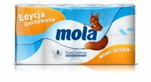 Metsa Tissue Papier toaletowy Mola Blue Dekor (8 rolek) - Papier toaletowy - miniaturka - grafika 2