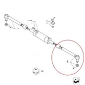 Części i akcesoria do maszyn rolniczych - NEW HOLLAND / CASE DRĄŻEK KIEROWNICZY OSI PRZEDNIEJ - PRAWY LM 87669 - miniaturka - grafika 1