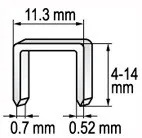 YATO Zszywki 10x11.2 mm, 1000 szt YT-7053 - Zszywki - miniaturka - grafika 3