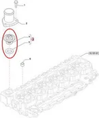 Części i akcesoria do maszyn rolniczych - CNH TERMOSTAT SILNIKA 84322388 - miniaturka - grafika 1