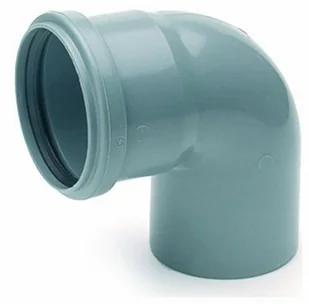 Pipelife Kolano kanalizacyjne 88° 110 mm szare - Odwodnienia, kanały i akcesoria - miniaturka - grafika 2