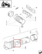 Części i akcesoria do maszyn rolniczych - CNH FILTR POWIETRZA WEWNĘTRZNY NEW HOLLAND 87569533 - 1930590 - 47128156 - 47132 - miniaturka - grafika 1
