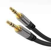 Kable - KabelDirekt PRO Series kabel AUX wtyk jack 3,5 mm na wtyk jack 3,5 mm, 1 m 175 - miniaturka - grafika 1