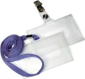 Identyfikatory - Argo Identyfikator HOLDER z taśmą - opk 50szt holder.tasma - miniaturka - grafika 1