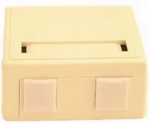 Gembird gniazdo natynkowe 2xRJ45 kat 5e kompletne białe NCAC-SMB2 NCAC-SMB2 - Kable miedziane - miniaturka - grafika 3