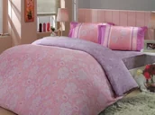 Pościel - Hobby Pościel satyna bawełna SIENNA PINK 2500 - miniaturka - grafika 1