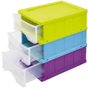 Pudła i kartony archiwizacyjne - Keeeper Zestaw szuflad A5  multikolor - miniaturka - grafika 1