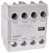 Sterowniki i przekaźniki - Legrand STYKI POM. FRONT. CTX3 3P (9-150A) / 4P (40-135A) 2NO2NC 416855 - miniaturka - grafika 1