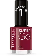 Lakiery do paznokci - Rimmel Super Gel żelowy lakier do paznokci 043 Venus 12ml - miniaturka - grafika 1