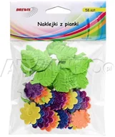 Zabawki kreatywne - Brewis Nalepka pianka Kwiatki/10 PVC33 VB8389 - miniaturka - grafika 1