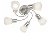 Lampy sufitowe - Reality Lampa sufitowa Gordon 5 płomienna srebrna 619005-07 - miniaturka - grafika 1