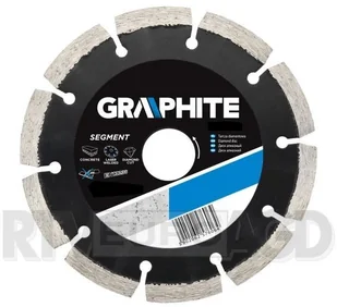 Graphite tarcza tnąca segmentowa 230x22mm spawana laserowo 57H610 - Tarcze do pił - miniaturka - grafika 2