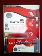 Farby i media malarskie - Daler Rowney ZESTAW MALARSKI DO FARB OLEJNYCH SIMPLY OIL STARTER KIT DALER ROWNE - miniaturka - grafika 1
