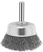 Materiały ścierne - Bosch Szczotka garnkowa drut falisty 0 3 mm 70 mm 4500 obr/min 70 mm Drut stalowy trzonka 6 mm 1609200270 1 szt - miniaturka - grafika 1