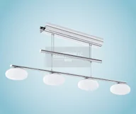 Lampy sufitowe - Eglo Zwis sufitowy LED 4pł ALEANDRO 91752 - miniaturka - grafika 1