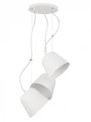 Lampy sufitowe - Sigma Lampa wisząca TIKET 3 białe ozdobne kubeczki 31391 - miniaturka - grafika 1