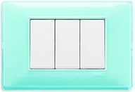 Klawisze i ramki - Vimar Ramka 3M woda połysk 14653.45 - miniaturka - grafika 1